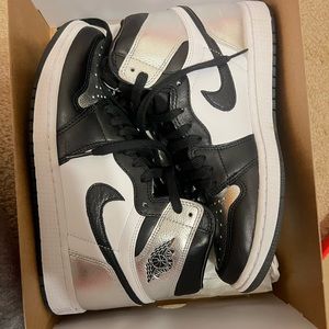 Jordan Silver Toes 1’s